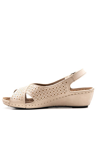 ESEM CK-201-SND Women's Sandal Beige - Thumbnail