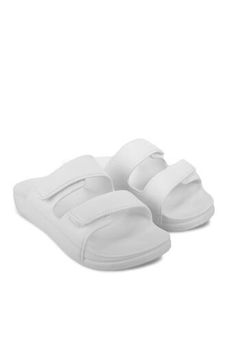 White Women's Slippers ESEM E272.Z.000 - Thumbnail