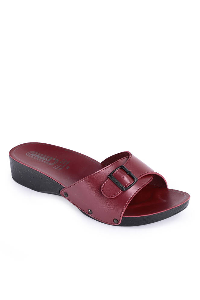 ESEM EA12SK264 Women's Slippers Burgundy