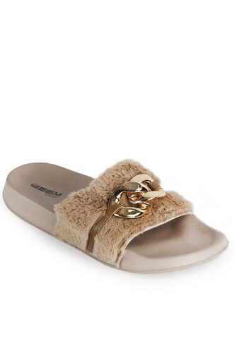 ESEM - ESEM EA12SK265 Women's Slipper Camel