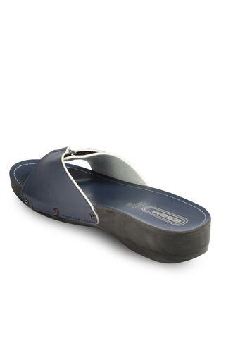 ESEM EA12SK290 Women's Slippers Navy Blue - Thumbnail