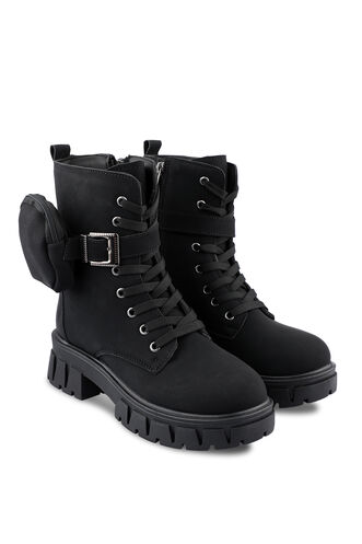 ESEM EA22OK024 Women's Boots Black - Green - Thumbnail