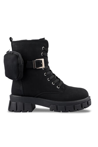 ESEM EA22OK024 Women's Boots Black - Green - Thumbnail