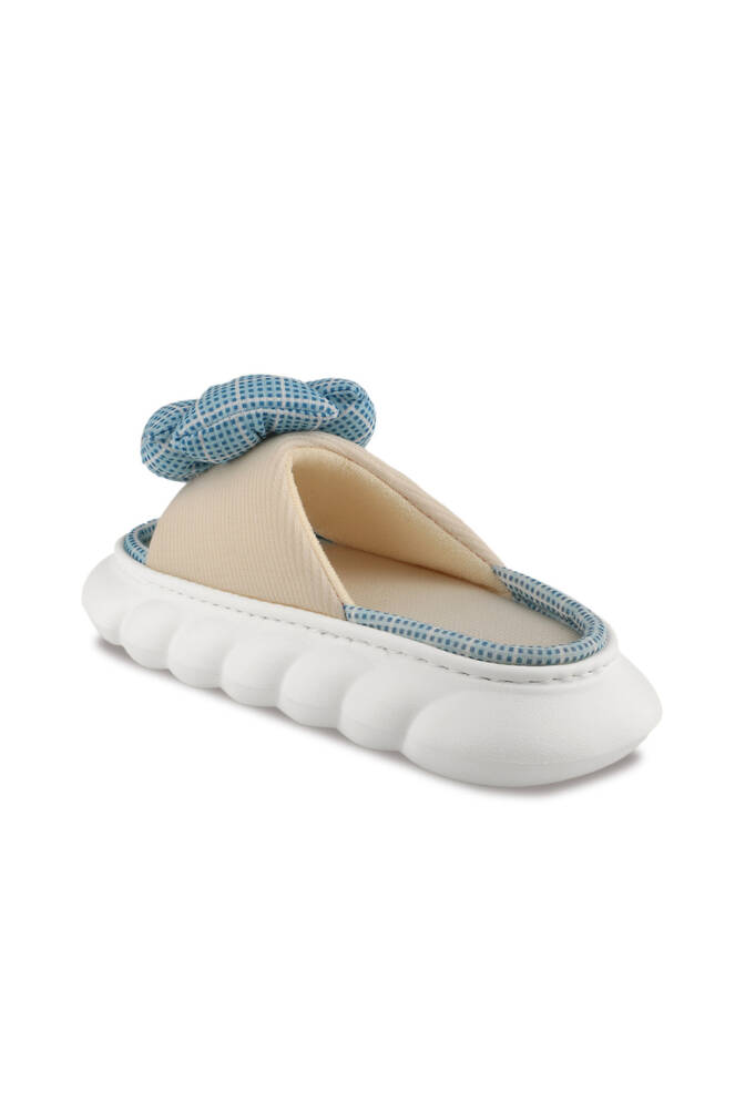 ESEM EA22SK028 Women's Slippers Beige - Blue