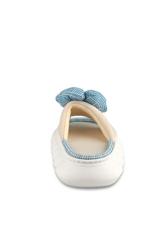 ESEM EA22SK028 Women's Slippers Beige - Blue - Thumbnail