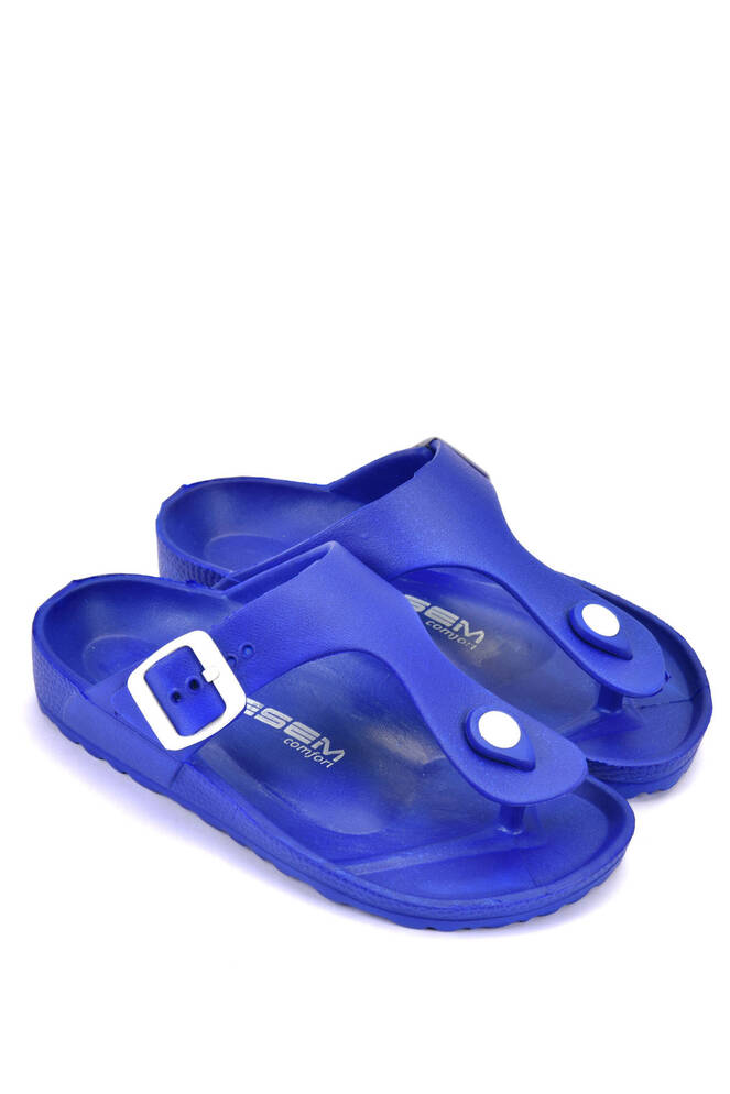 ESEM ESM211.001.F Boy Child Slipper Saks Blue