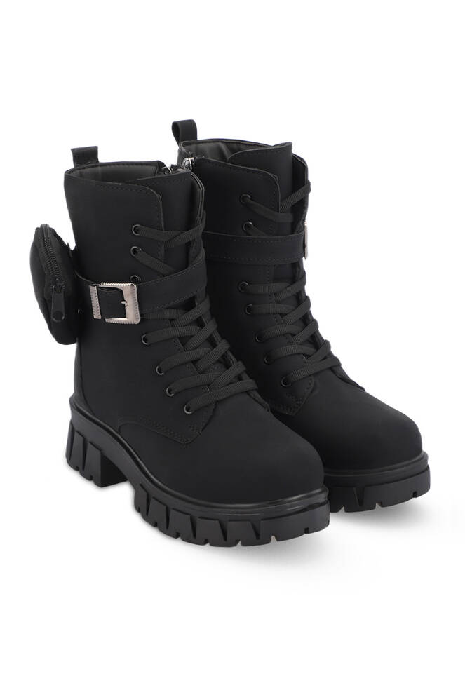 ESEM HELLO Women's Boot Black Nubuck