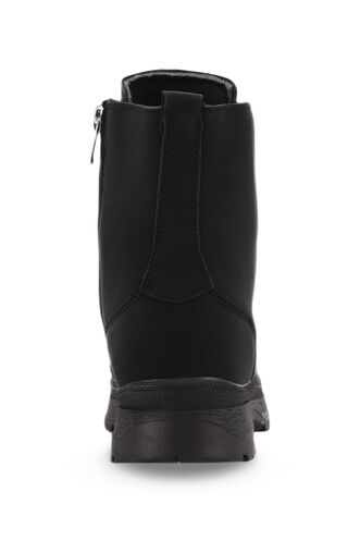 ESEM HENDA Girl Child Boot Black Nubuck - Thumbnail