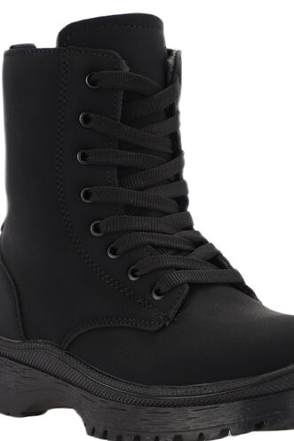 ESEM HENDA Girl Child Boot Black Nubuck - Thumbnail