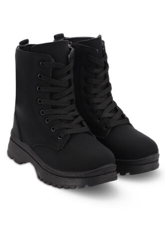 ESEM HENDA Women's Boots Black Nubuck - Thumbnail