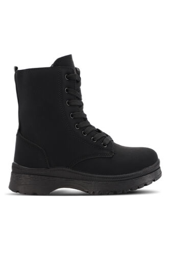 ESEM HENDA Women's Boots Black Nubuck - Thumbnail