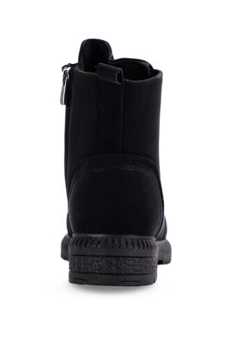 Hello, Woman Boot Black Nubuck - Thumbnail