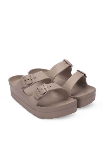 ESEM JAYNE Women's Slippers Taupe - Thumbnail