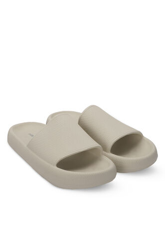 ESEM JEAN Men's Slippers Beige - Thumbnail