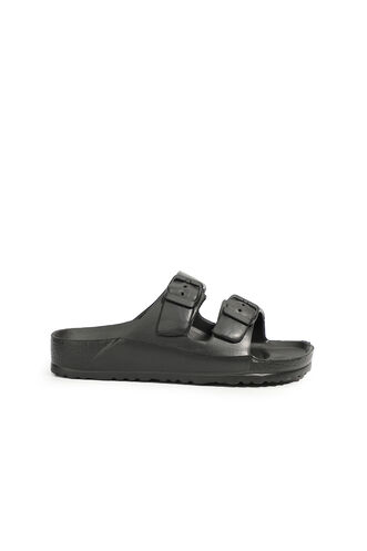 ESEM LEE Boy's Slippers Black - Thumbnail