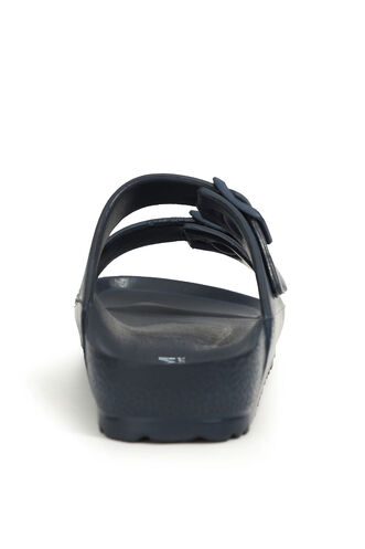 ESEM LEE Boys' Navy Blue Slippers - Thumbnail