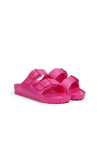 ESEM LEE Girl Child Slippers Fuchsia - Thumbnail