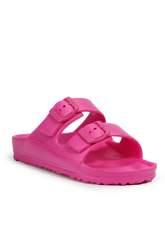 ESEM LEE Girl Child Slippers Fuchsia - Thumbnail