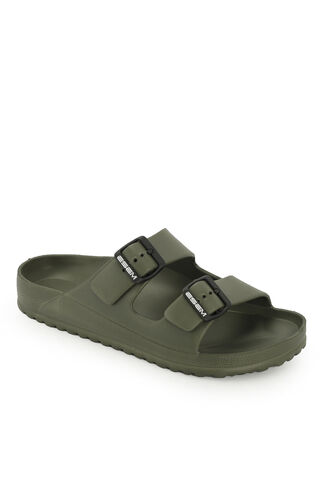 ESEM LEE Men's Slippers Khaki - Green - Thumbnail