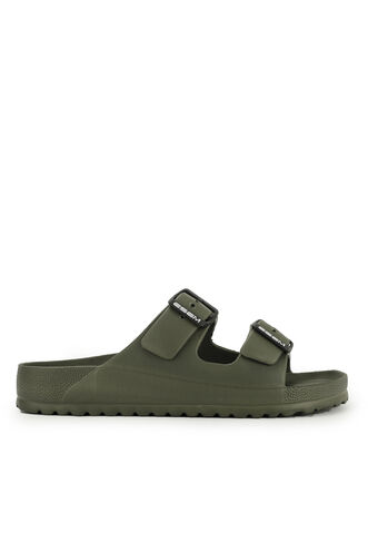 ESEM LEE Women's Slippers Khaki - Green - Thumbnail