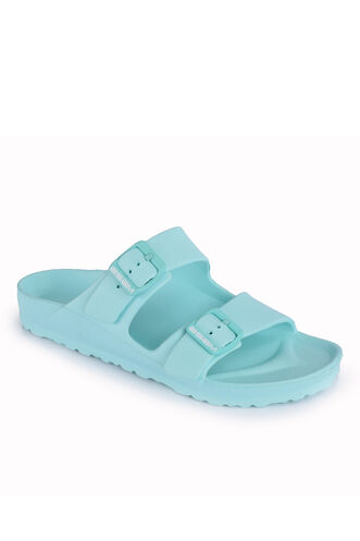 ESEM LEE Women's Slippers Turquoise - Thumbnail