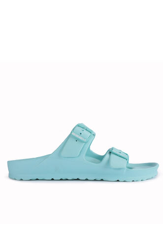 ESEM LEE Women's Slippers Turquoise - Thumbnail