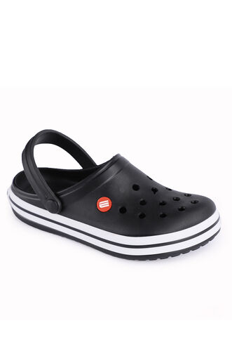 ESEM LOOP Boys' Slippers Black - White - Thumbnail