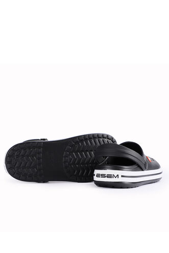 ESEM LOOP Boys' Slippers Black - White - Thumbnail