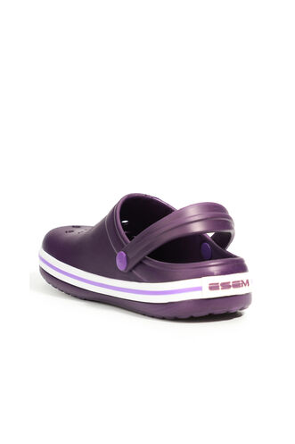 ESEM LOOP Girl Child Slippers Purple - White - Thumbnail