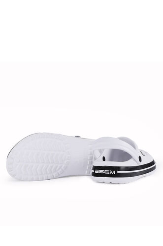 ESEM LOOP Men's Slippers White - Black - Thumbnail