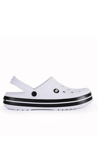 ESEM LOOP Men's Slippers White - Black - Thumbnail