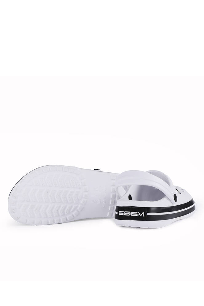 ESEM LOOP Men's Slippers White - Black