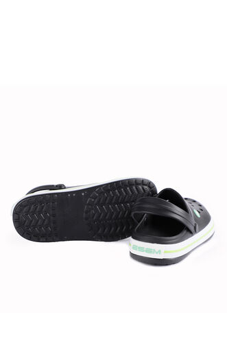 ESEM LOOP Women's Slippers Black - Green - Thumbnail