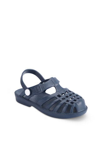 ESEM ODDO Girl Child Sandal Navy Blue - Thumbnail