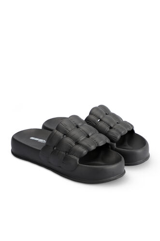 ESEM OFFU Women's Slippers Black - Thumbnail