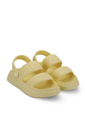 Yellow Women's Sandals - Thumbnail