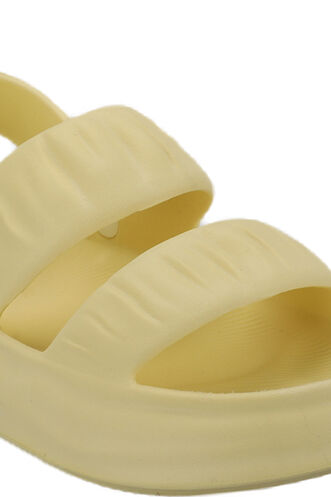 Yellow Women's Sandals - Thumbnail