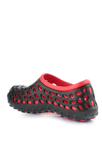 ESEM OSBORN Men's Slippers Black - Red - Thumbnail