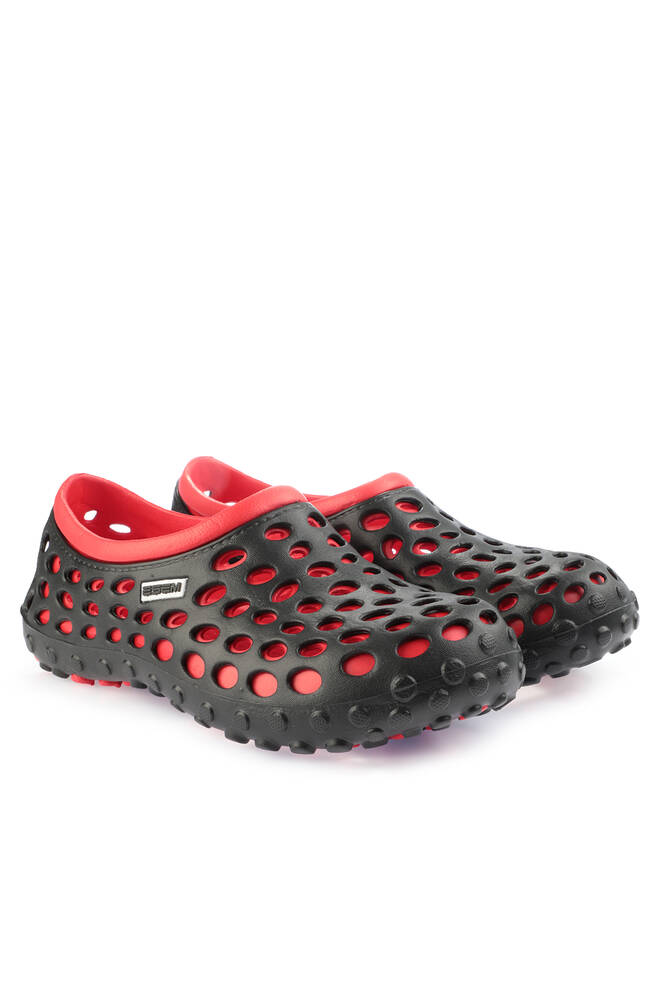 ESEM OSBORN Men's Slippers Black - Red