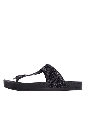 ESEM SL-Z0450 Women's Slippers Black - Thumbnail