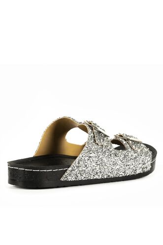 ESEM SL-Z0463 Women's Slipper Silver - Thumbnail