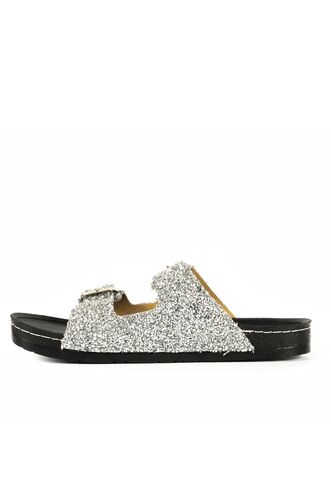 ESEM SL-Z0463 Women's Slipper Silver - Thumbnail