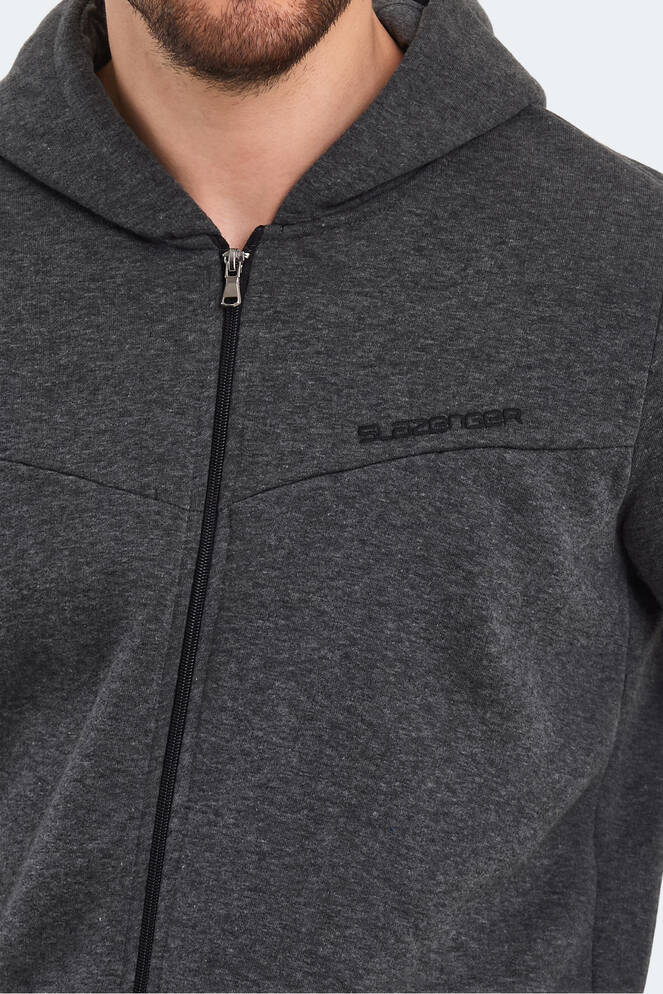 Slazenger BACK Erkek Sweatshirt Antrasit