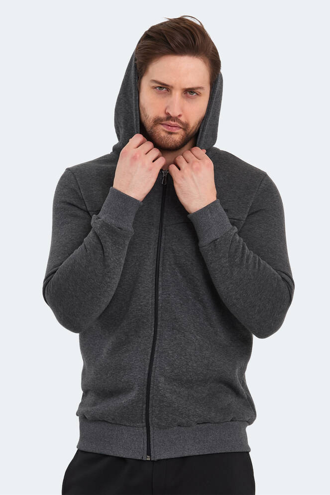 Slazenger BACK Erkek Sweatshirt Antrasit