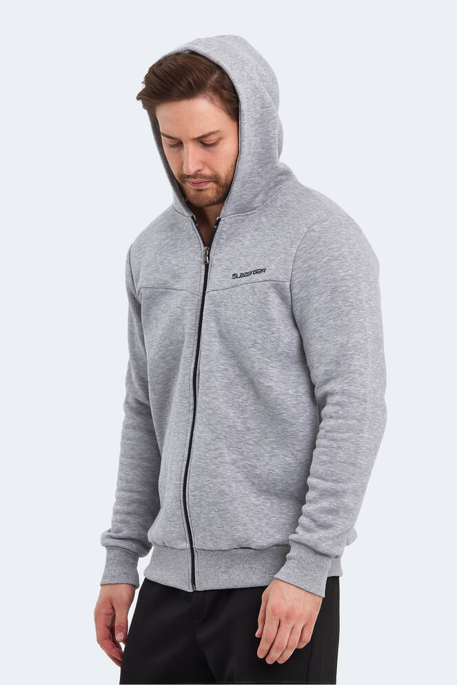 Slazenger BACK Erkek Sweatshirt Gri