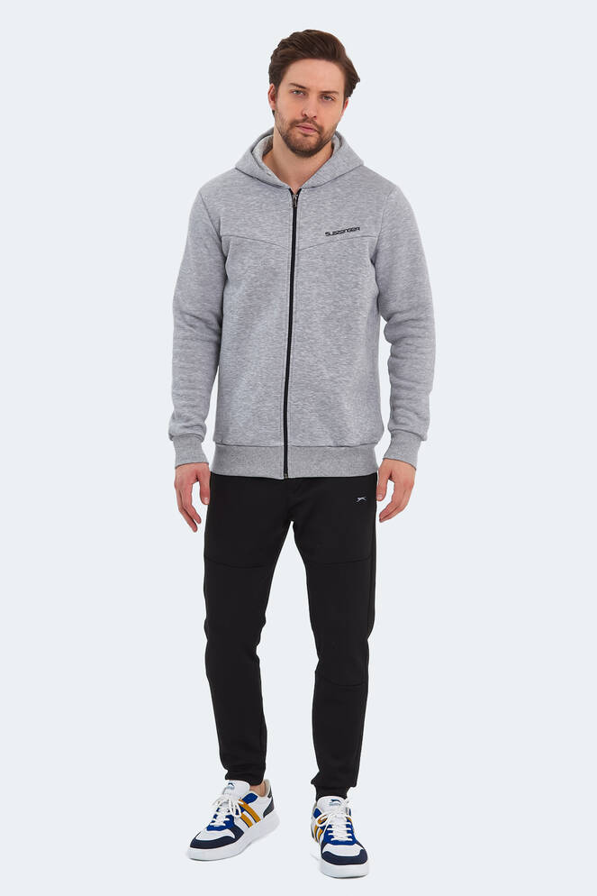 Slazenger BACK Erkek Sweatshirt Gri