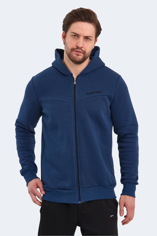 Slazenger BACK Erkek Sweatshirt Indigo