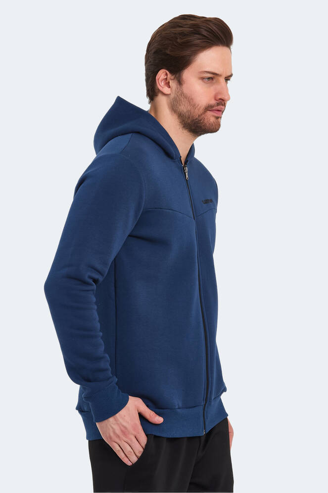 Slazenger BACK Erkek Sweatshirt Indigo