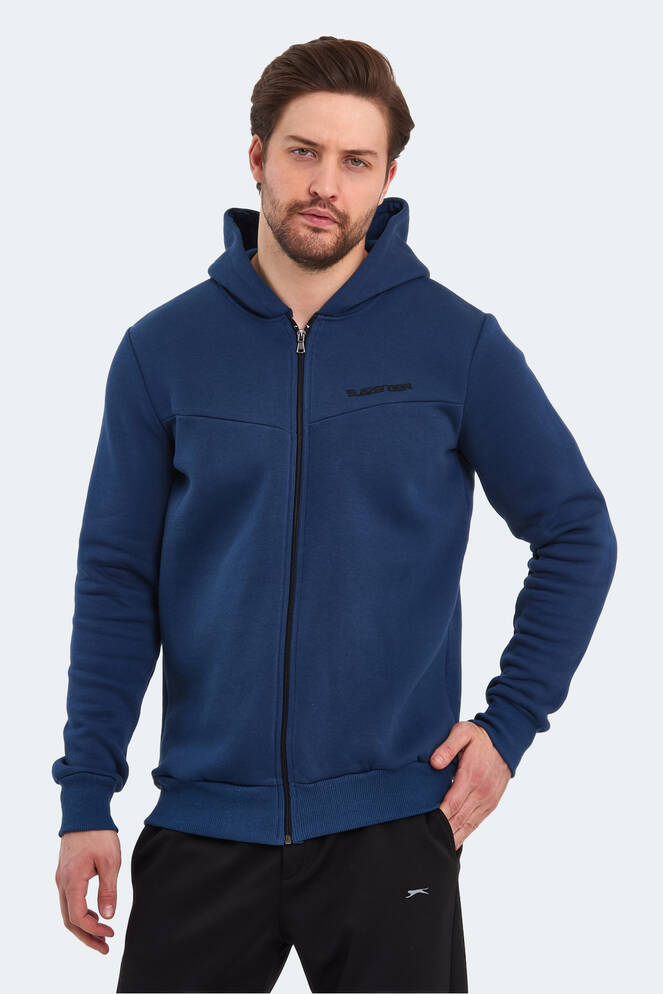 Slazenger BACK Erkek Sweatshirt Indigo