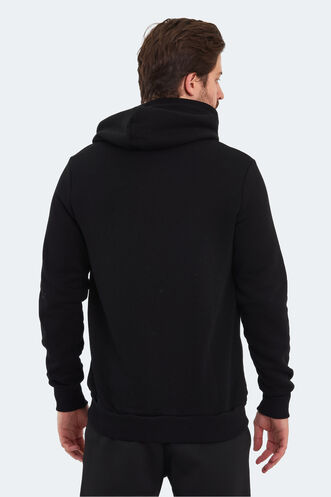 Slazenger BACK Erkek Sweatshirt Siyah - Thumbnail